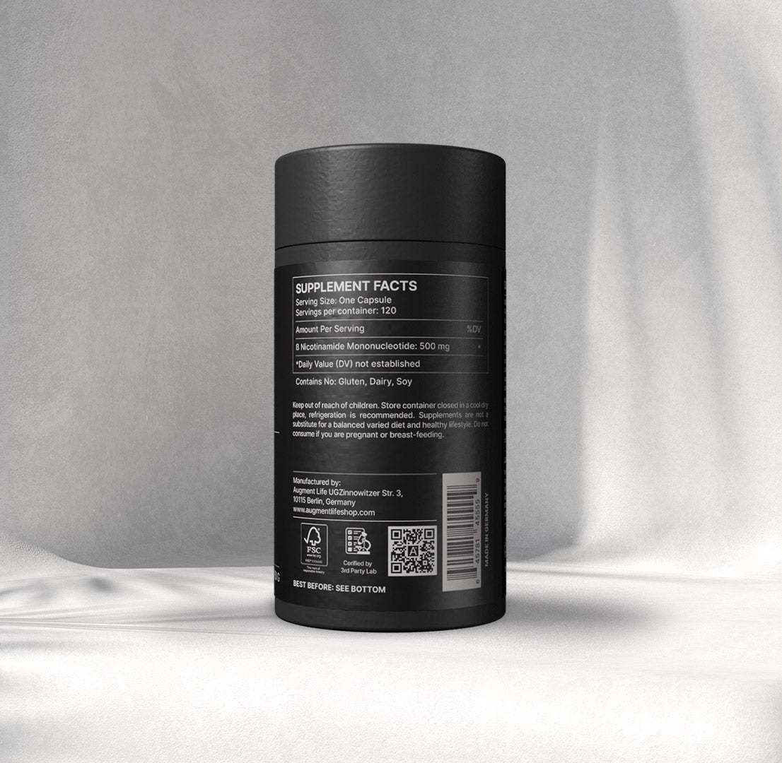 Nicotinamidă Mononucleotidă - 500 mg capsule - 99% pură - NMN