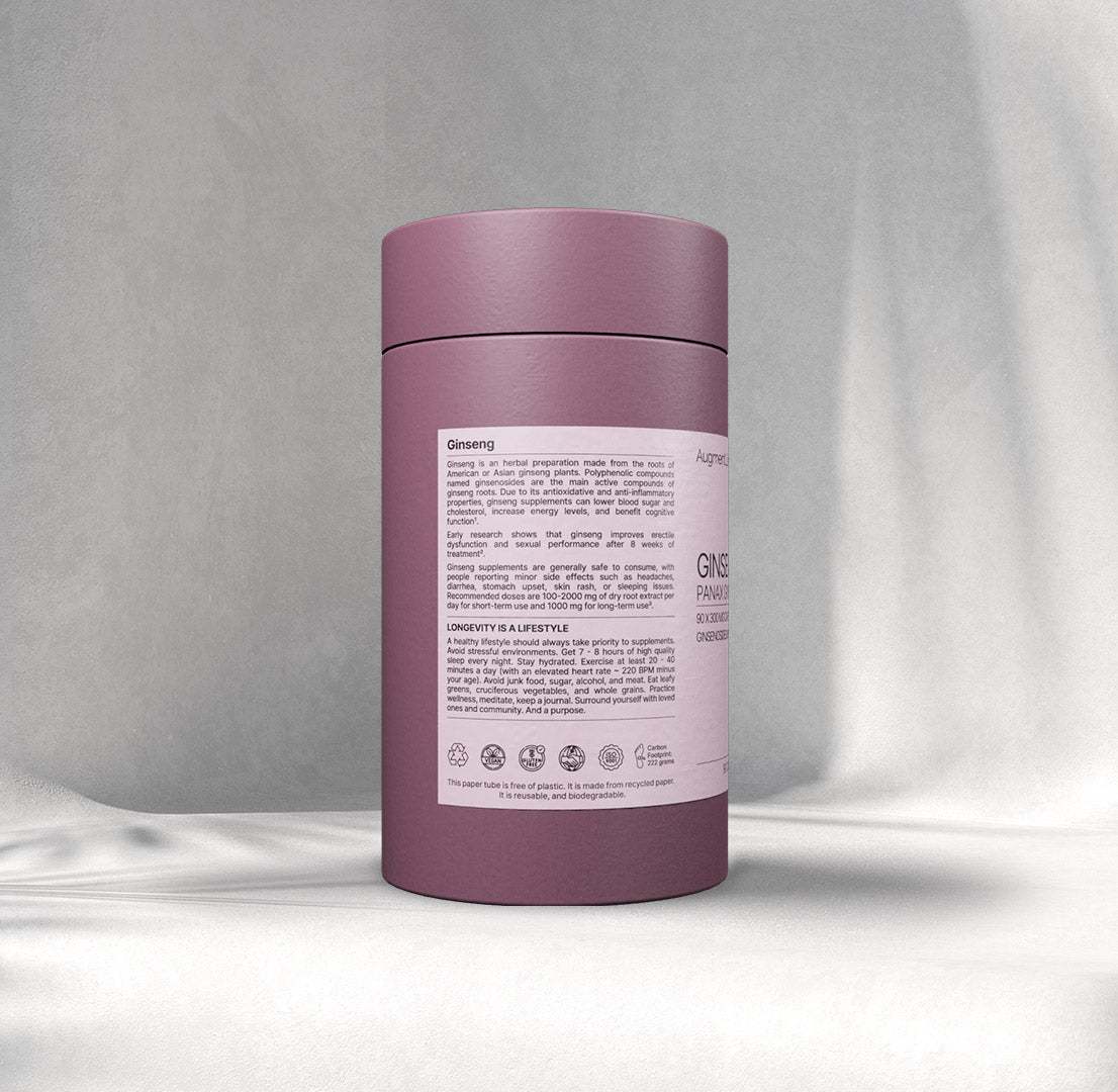 Ginseng - 300 mg x 90 capsule - Panax Ginseng - 80% Ginsenozide